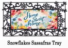 Home Sweet Home Floral Sassafras Mat - 10 x 22 Insert Doormat