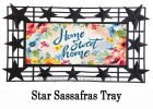 Home Sweet Home Floral Sassafras Mat - 10 x 22 Insert Doormat