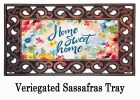 Home Sweet Home Floral Sassafras Mat - 10 x 22 Insert Doormat