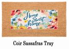 Home Sweet Home Floral Sassafras Mat - 10 x 22 Insert Doormat