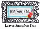 Home Sweet Home Frame Sassasafras Mat - 10 x 22 Insert Doormat