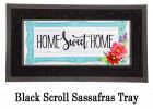 Home Sweet Home Frame Sassasafras Mat - 10 x 22 Insert Doormat