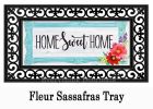 Home Sweet Home Frame Sassasafras Mat - 10 x 22 Insert Doormat