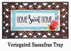 Home Sweet Home Frame Sassasafras Mat - 10 x 22 Insert Doormat