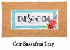 Home Sweet Home Frame Sassasafras Mat - 10 x 22 Insert Doormat