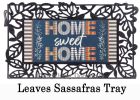 Home Sweet Home Plaid Sassafras Mat - 10 x 22 Insert Doormat