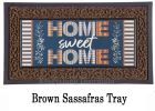 Home Sweet Home Plaid Sassafras Mat - 10 x 22 Insert Doormat