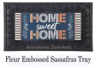 Home Sweet Home Plaid Sassafras Mat - 10 x 22 Insert Doormat