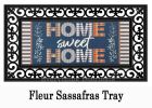 Home Sweet Home Plaid Sassafras Mat - 10 x 22 Insert Doormat