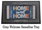 Home Sweet Home Plaid Sassafras Mat - 10 x 22 Insert Doormat