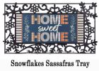 Home Sweet Home Plaid Sassafras Mat - 10 x 22 Insert Doormat