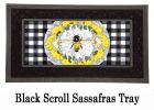 Honey Bee and Flowers Sassafras Mat - 10x22 Insert Doormat