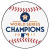 Houston Astro 2017 World Series Champs Round Area Rug