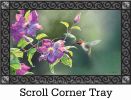 Hummingbird Visit Indoor & Outdoor MatMates Insert Doormat - 18 x 30