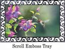 Hummingbird Visit Indoor & Outdoor MatMates Insert Doormat - 18 x 30
