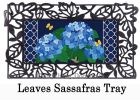 Hydrangea Blossoms Sassafras Mat -10x22 Insert Doormat