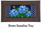 Hydrangea Blossoms Sassafras Mat -10x22 Insert Doormat