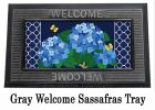 Hydrangea Blossoms Sassafras Mat -10x22 Insert Doormat