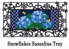 Hydrangea Blossoms Sassafras Mat -10x22 Insert Doormat