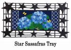 Hydrangea Blossoms Sassafras Mat -10x22 Insert Doormat