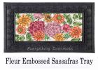 Hydrangea Bouquet Sassafras Mat - 10x22 Insert Doormat