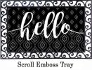 Ikat Hello Indoor & Outdoor MatMates Doormat - 18x30