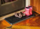 Foot Print Embossed Rubber Boot Tray - 32" x 16" x 1"