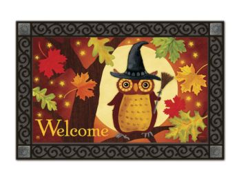 Indoor & Outdoor MatMates Doormat - Halloween Owl