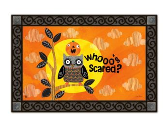 Indoor & Outdoor MatMates Doormat - Who's Scared