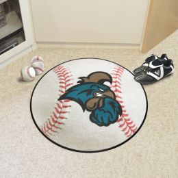 Coastal Carolina Chanticleers Logo Baseball Shaped Area Rug