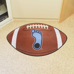 North Carolina Tar Heels Football Shaped Area Rug