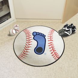 North Carolina Tar Heels Baseball Shaped Area Rug