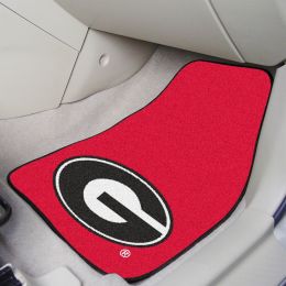 University of Georgia  2pc Printed Carpet Car Mat Set