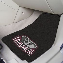 University of Alabama  2pc Printed Carpet Car Mat Set