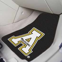 Appalachian State  2pc Printed Carpet Car Mat Set