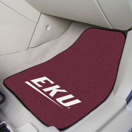 Eastern Kentucky University  2pc Printed Carpet Car Mat Set