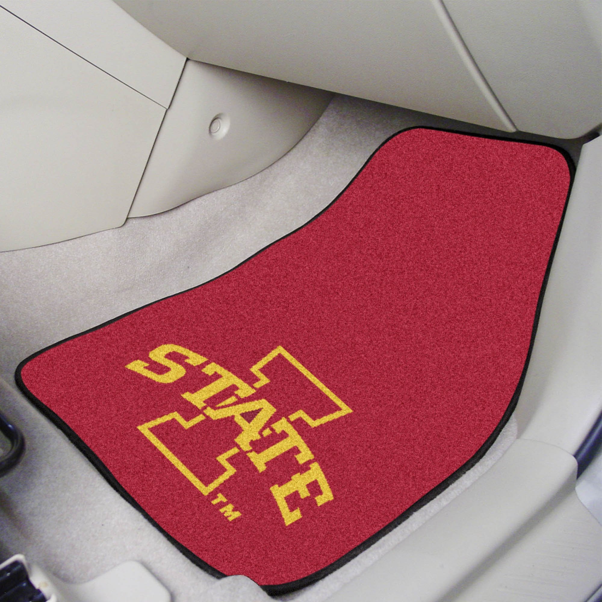 Iowa State University  2pc Printed Carpet Car Mat Set