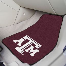 Texas A&M University  2pc Printed Carpet Car Mat Set