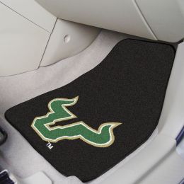 University of South Florida  2pc Printed Carpet Car Mat Set