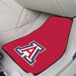University of Arizona  2pc Printed Carpet Car Mat Set