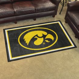 University of Iowa Area Rug - Nylon 4â€™ x 6â€™