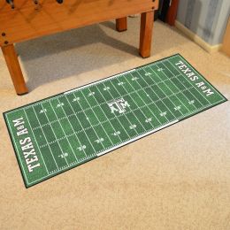 A & M Aggies Field Runner Mat - Nylon 30" x 72"