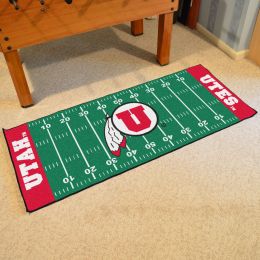 Utah Utes Field Runner Mat - Nylon 30 x 72
