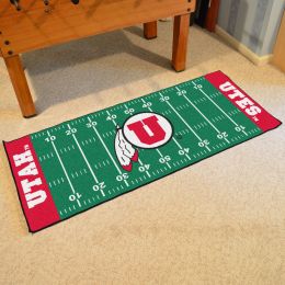 Utah Utes Field Runner Mat - Nylon 30 x 72