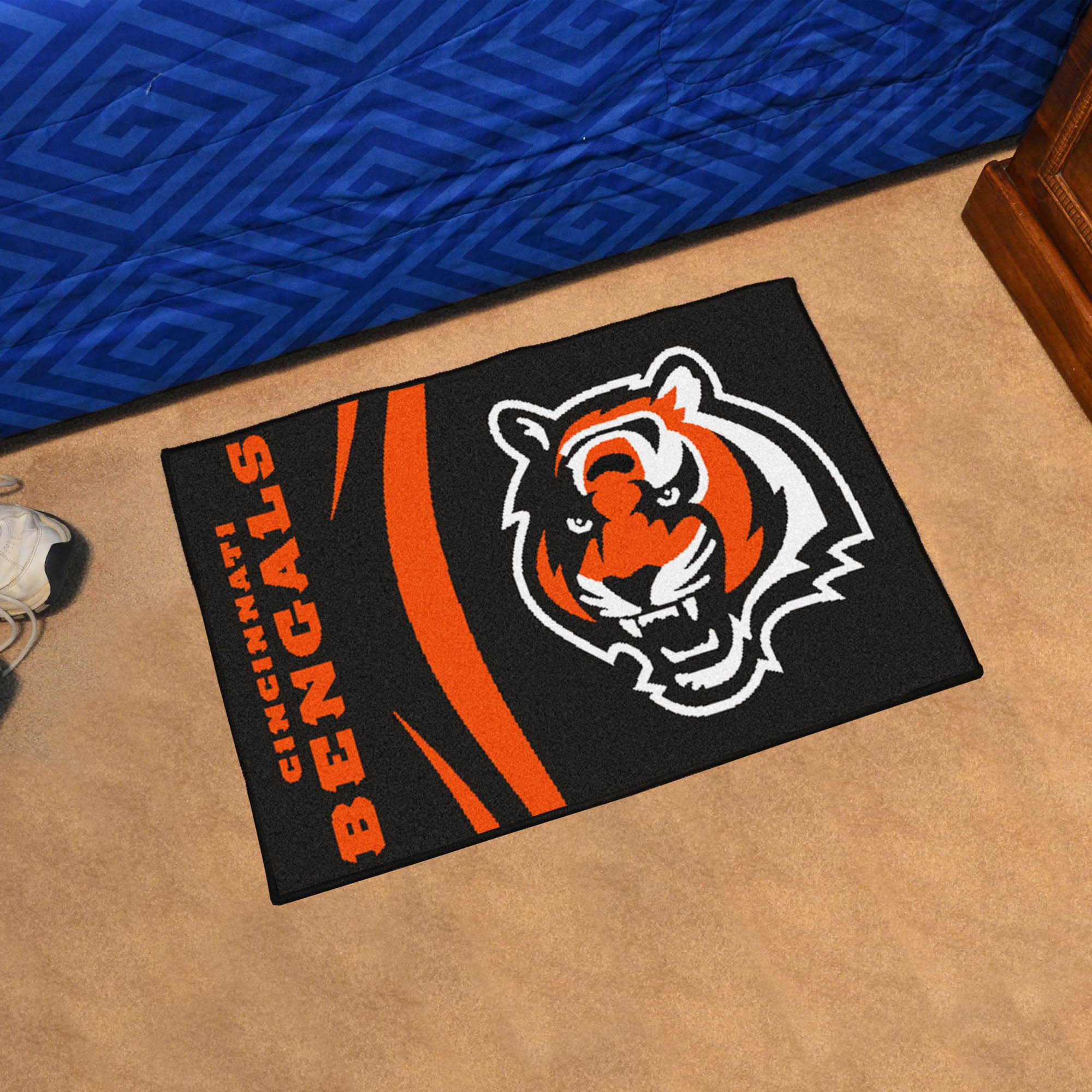 Bengals Uniform Inspired Starter Doormat - 19 x 30