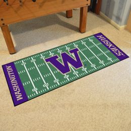 UW Huskies Field runner Mat - Nylon 30 x 72