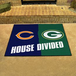 Bears - Packers House Divided Mat - 34 x 45