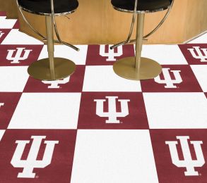 Indiana University Vinyl Backed  Team Carpet Tiles