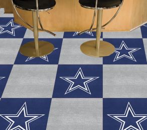 Dallas Cowboys Team Carpet Tiles - 45 sq ft