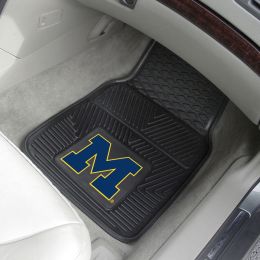 University of Michigan Sports 2pc Heavy Duty Vinyl Car Mat Set